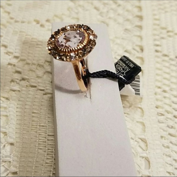 14kt leVian Strawberry Gold pink amethyst ring - Picture 4 of 8